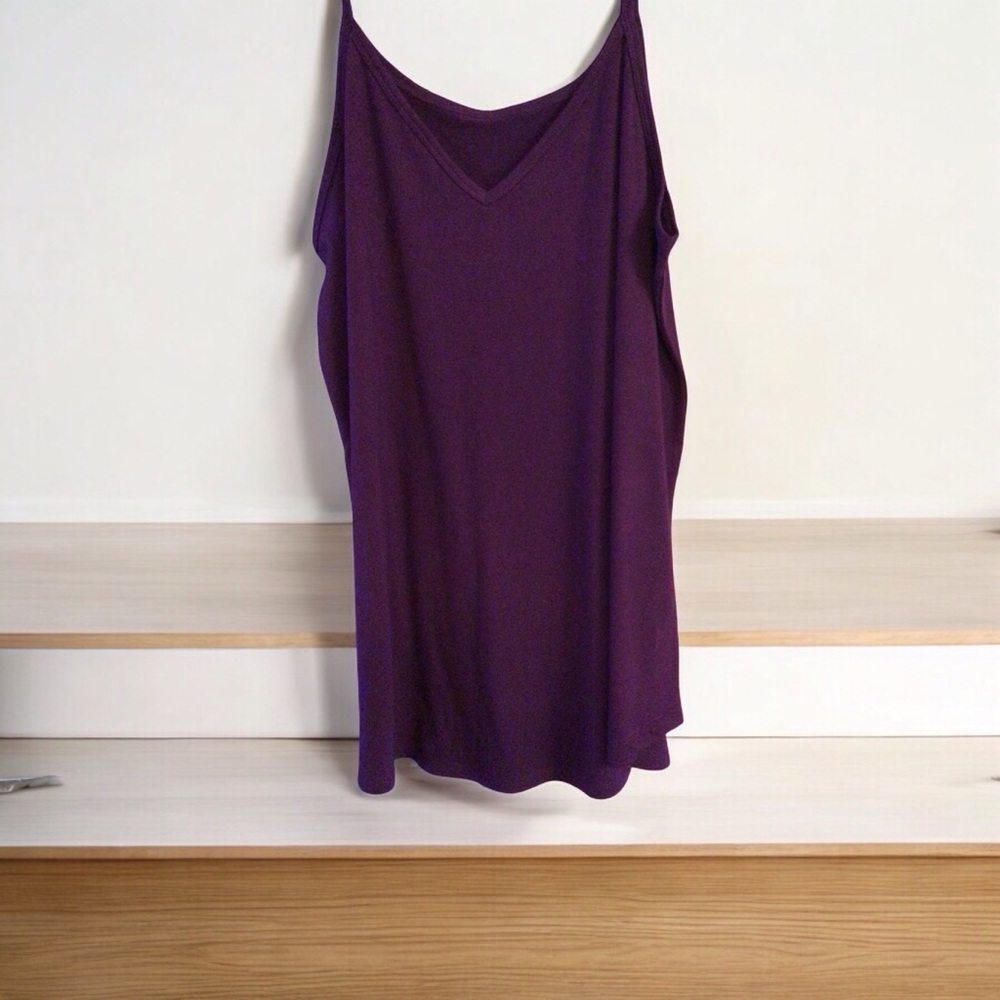 Plum or eggplant color tank top size xl